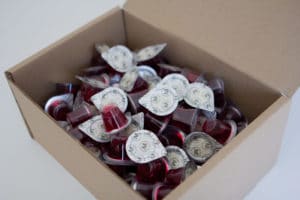 250 single serving pre filled communion cup with wafer in box